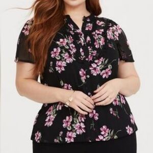 Torrid sheer blouse